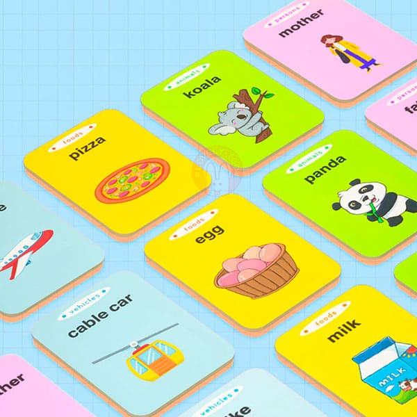 Brinquedo Educativo de Aprender Inglês - Flash Card